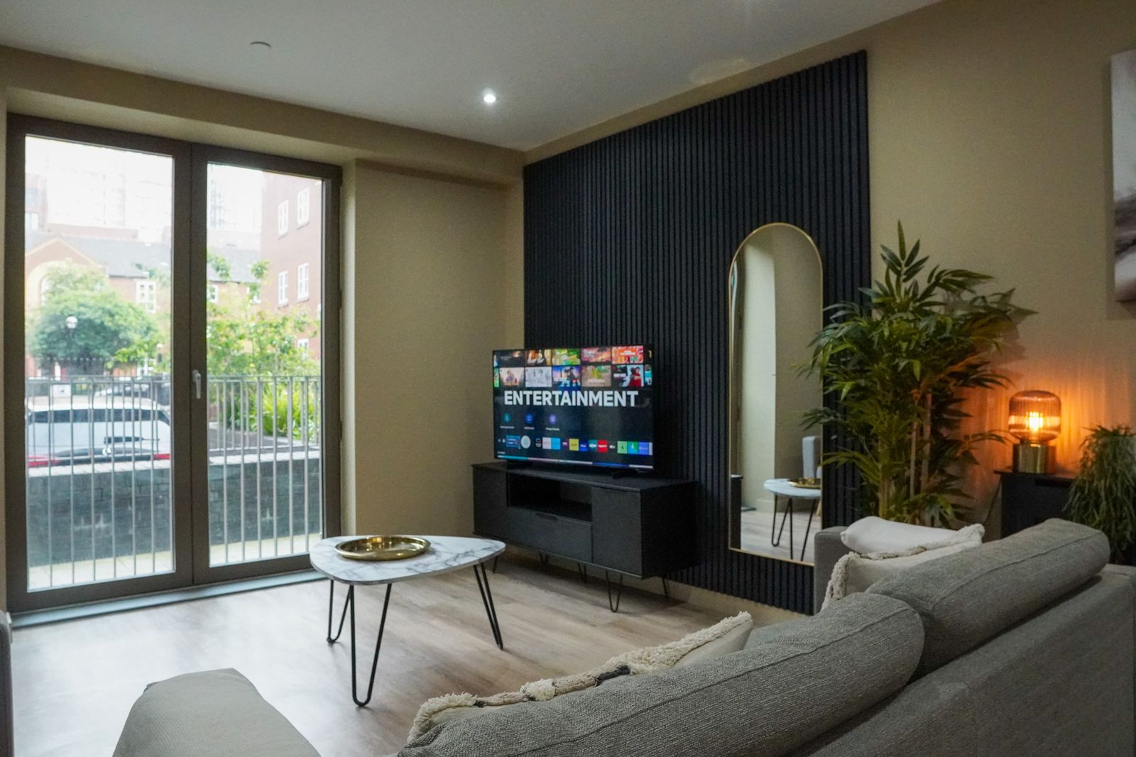 Managed apartment living room